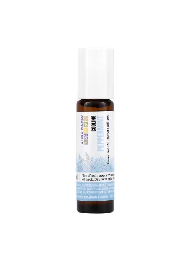 Essential Oil Blend Cooling Roll-On Peppermint 0.31 fl oz 9.2 ml