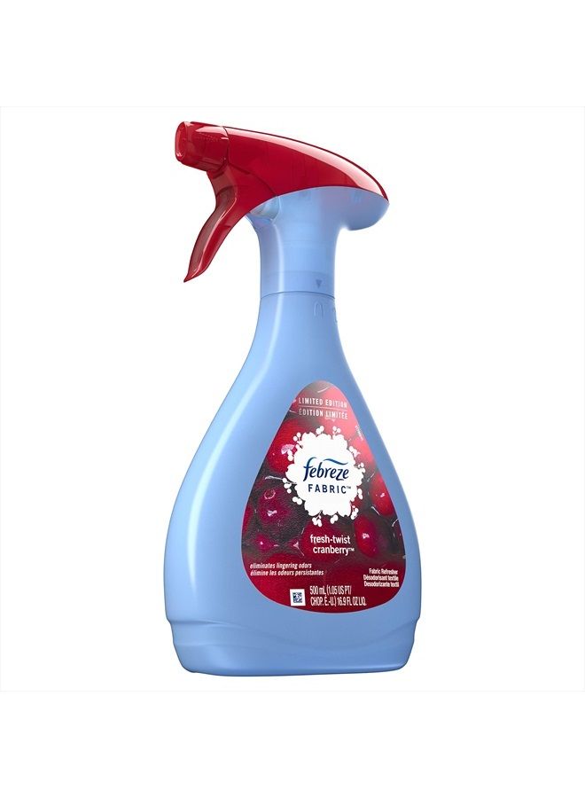 Twist Cranberry Fabric Freshener,16.9 Fl Oz (Pack of 1)