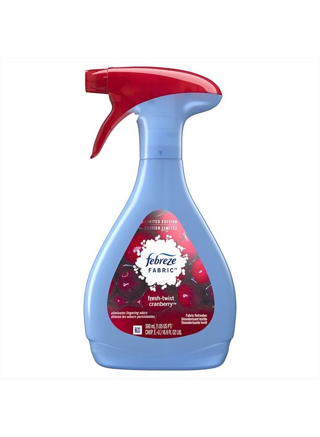 Twist Cranberry Fabric Freshener,16.9 Fl Oz (Pack of 1)