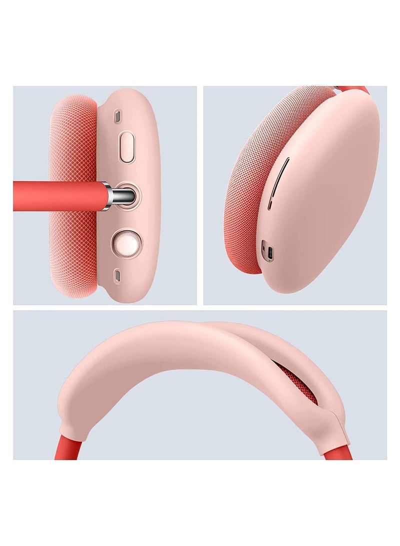 Silicone Case Cover for AirPods Max Headphones Anti Scratch Ear Cups Cover Skin Headset Protective Accessories