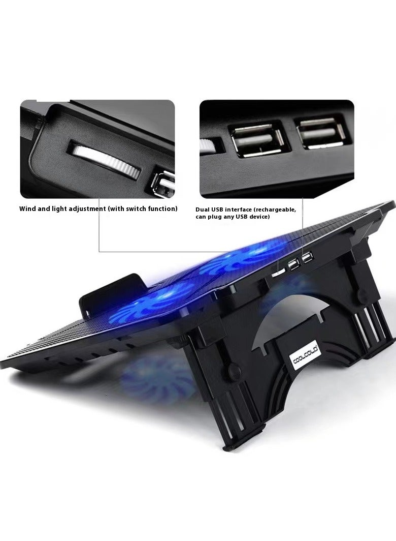 Laptop Dual-Fan Cooling Pad