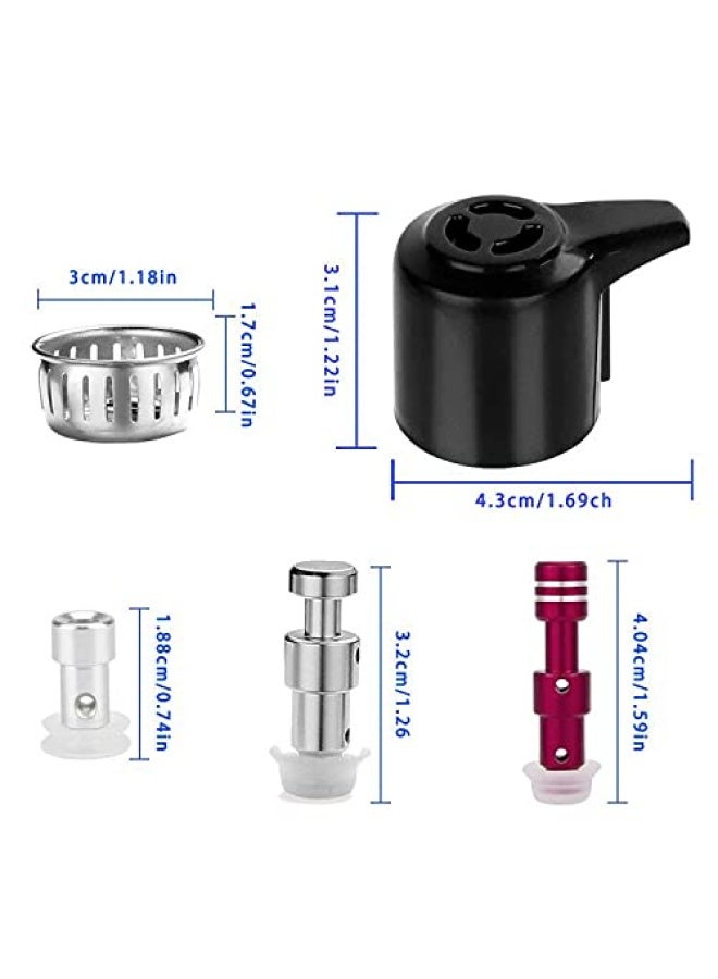 Steam Release Handle Float Valve Replacement Parts With Anti Block Shield For Instant Pot Duo/Duo Plus 3 5 6 And 8 Quart Instant Pot Smart Wifi 6 Quantity Duo