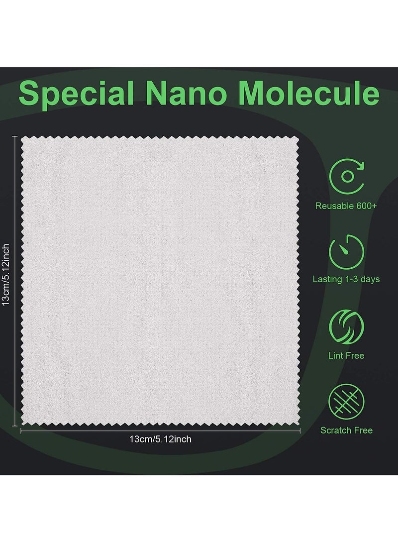 Anti Fog Wipes, 10 PCS Anti-Fog Microfiber Cloth, Nano Anti Fog Cloth Defog Reusable Cleaning Cloth for Glasses Goggles Motorcycle Helmet Eyeglass Camera Lens