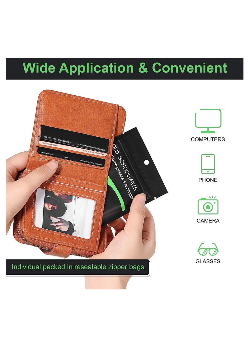 Anti Fog Wipes, 10 PCS Anti-Fog Microfiber Cloth, Nano Anti Fog Cloth Defog Reusable Cleaning Cloth for Glasses Goggles Motorcycle Helmet Eyeglass Camera Lens