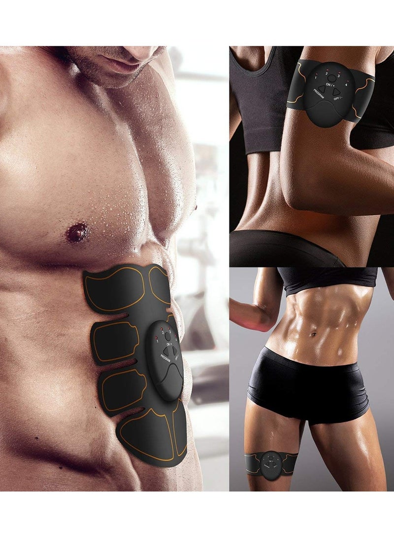 Abs Toning Belt ABS Stimulator Muscle Toner Portable Abdominal Toning Belt Abs Stimulating Belt Smart Body Trainer