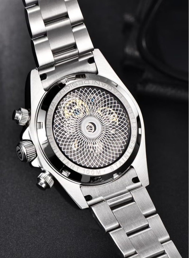 Men's automatic mechanical stainless steel watch waterproof watch PD-1777 Rainbow