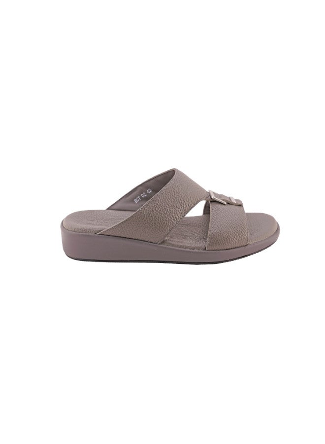 008-3034 Barjeel Uno Mens Arabic Sandals BGT 02 Dark Grey