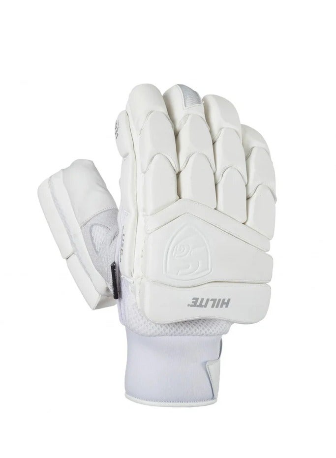 SG HILITE WHITE BATTING GLOVES Adult RH