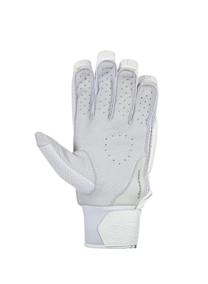 SG HILITE WHITE BATTING GLOVES Adult RH