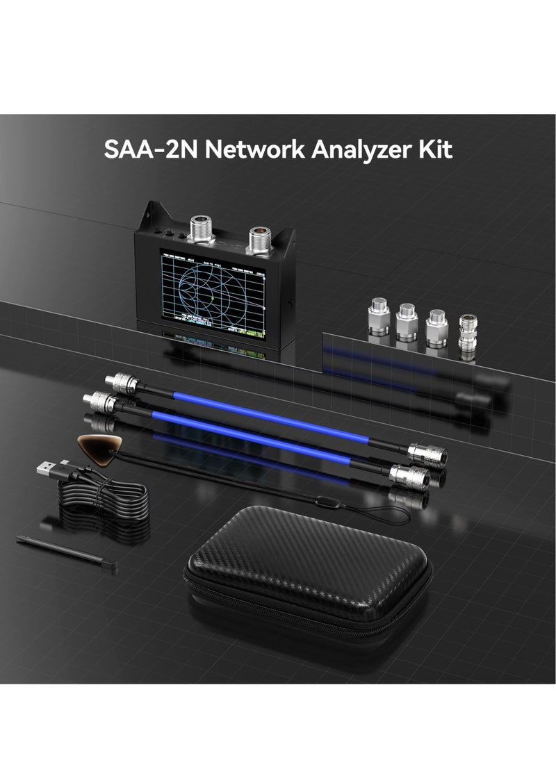 NanoVna SAA-2N VNA Vector Network Analyzer, 50KHz -3GHz Antenna Analyzer with Bag,  4