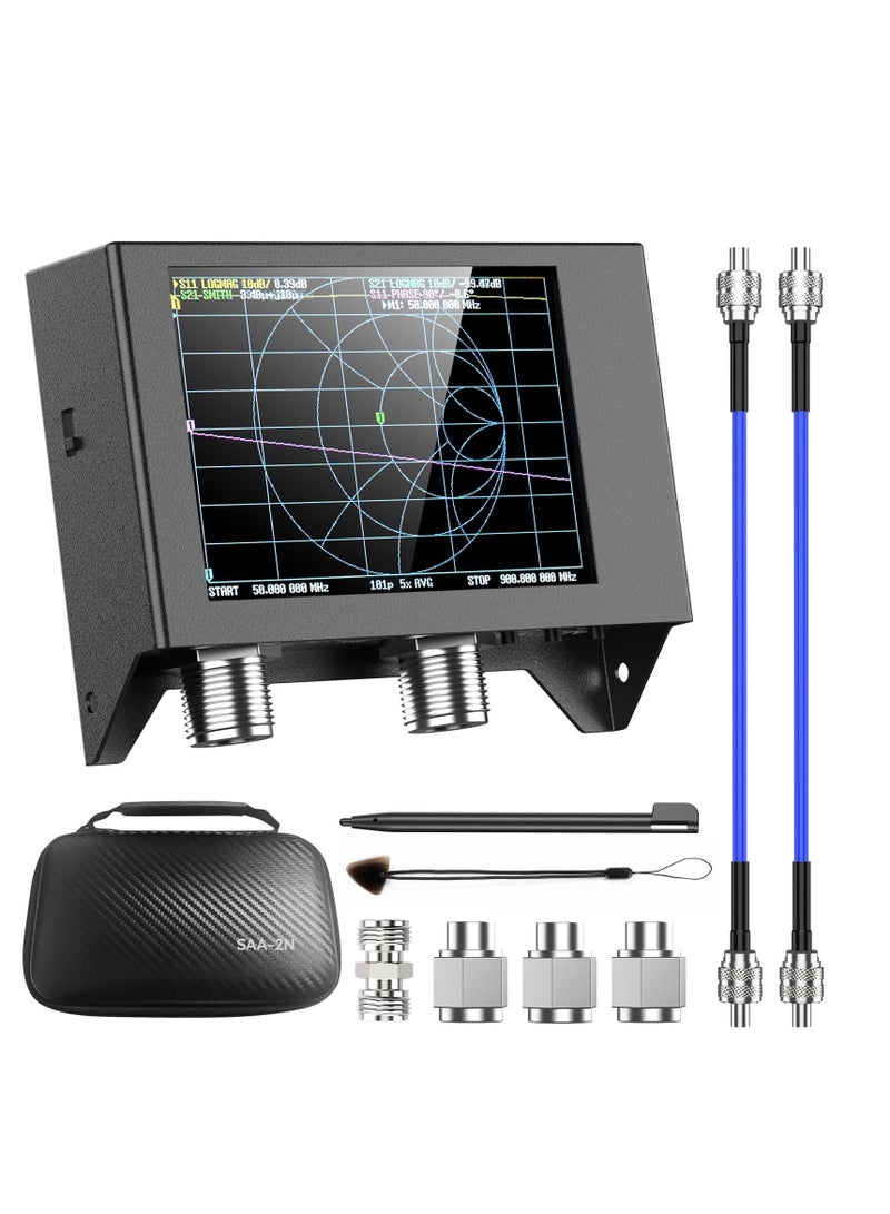 NanoVna SAA-2N VNA Vector Network Analyzer, 50KHz -3GHz Antenna Analyzer with Bag,  4