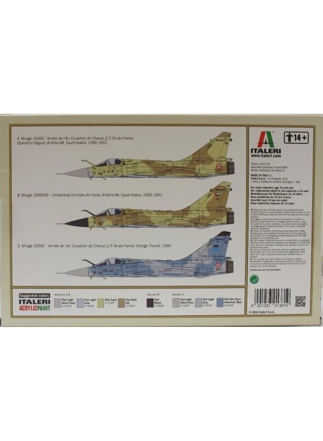 Italeri 1381 – Mirage 2000 °C 1: 72 Vehicles