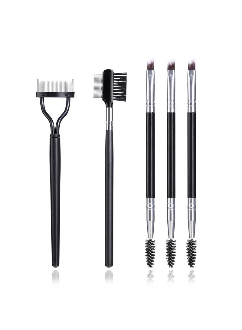 Eyelash Grooming Brush Eyelash Separator Mascara Applicator Eyebrow Comb Brush for Making Up Supplies（5 Pieces）