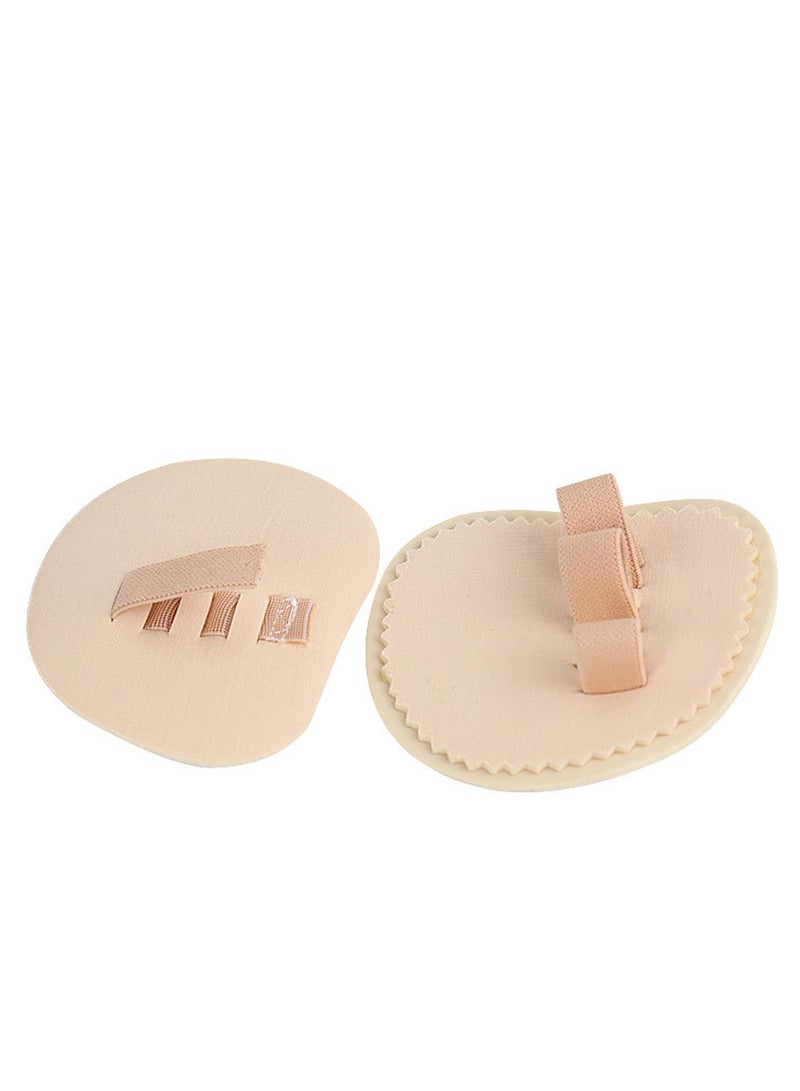 Foam Toe Corrector, 2 Pcs Straighten Bent Toes Ball of Foot Cushion Triple Foam Toe Big Little Thumb Separator for Claw Toe Mallet Toe Contracted Toe and Cured Toes Splint Straightener