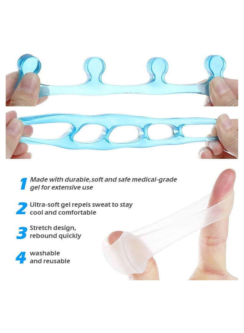 Toe Stretcher and Separator Gel Kit - 8 Pcs Bunion Relief, Effective Treatment for Hammer Toe and Hallux Valgus, Alleviates Pain, Suitable for Women and Men