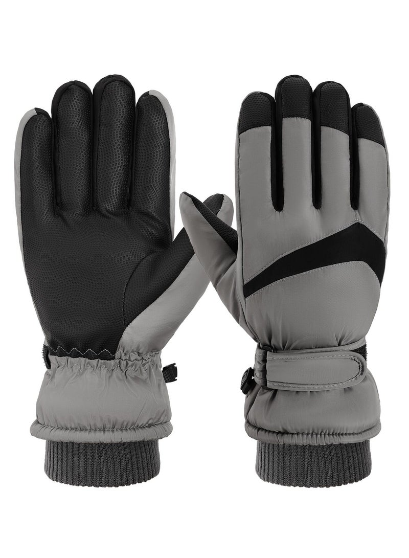 Winter Gloves for Men Women - Wool Fleece Liner Touchscreen Gloves, Thermal Warm Winter Gloves for Cold Weather