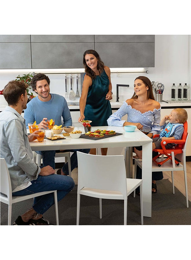 Pocket Snack Booster Seat 6M-3Y, Poppy Red