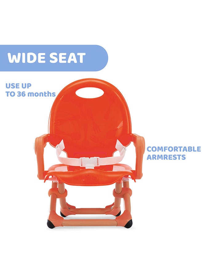 Pocket Snack Booster Seat 6M-3Y, Poppy Red