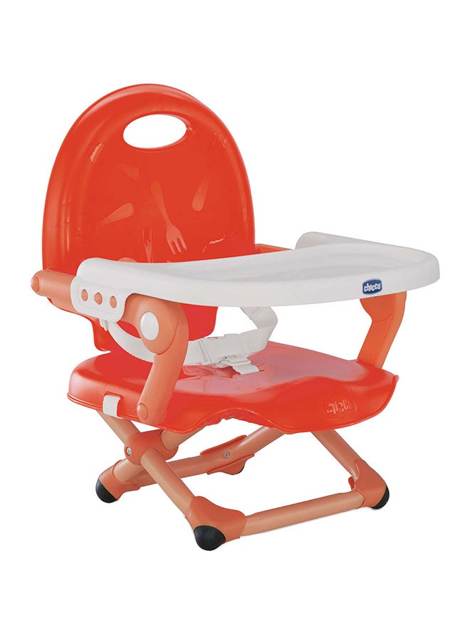 Pocket Snack Booster Seat 6M-3Y, Poppy Red