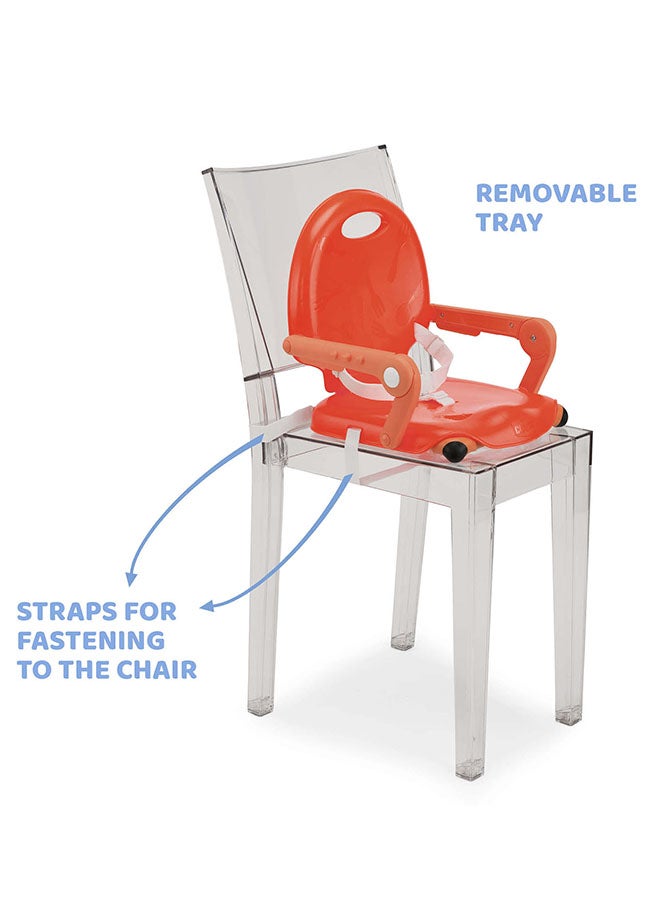 Pocket Snack Booster Seat 6M-3Y, Poppy Red