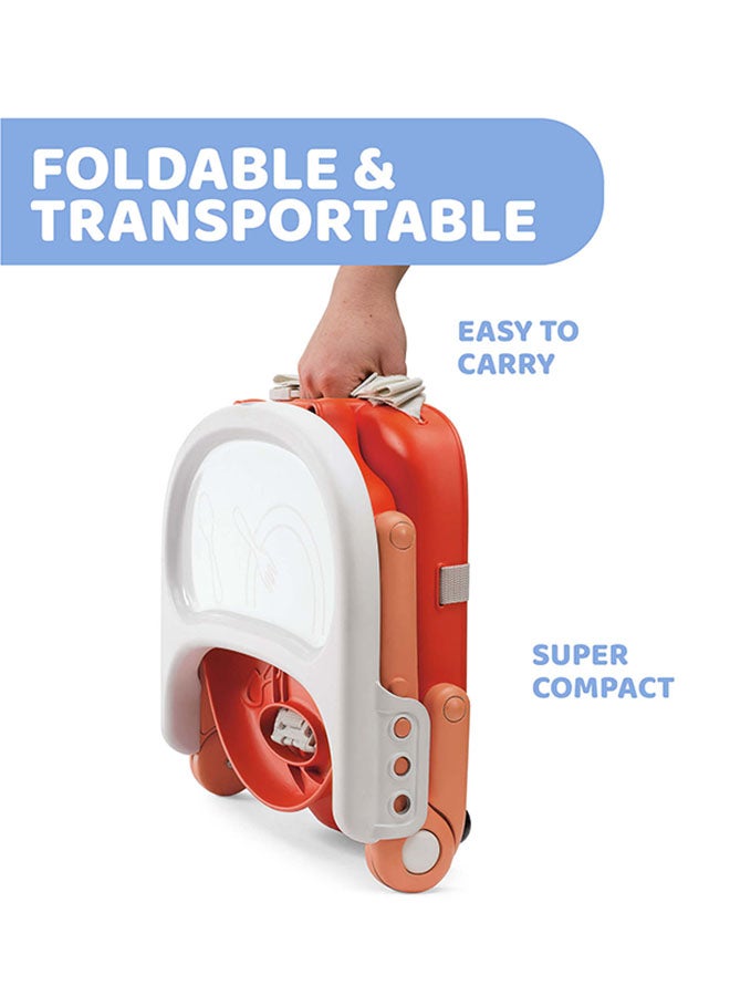 Pocket Snack Booster Seat 6M-3Y, Poppy Red