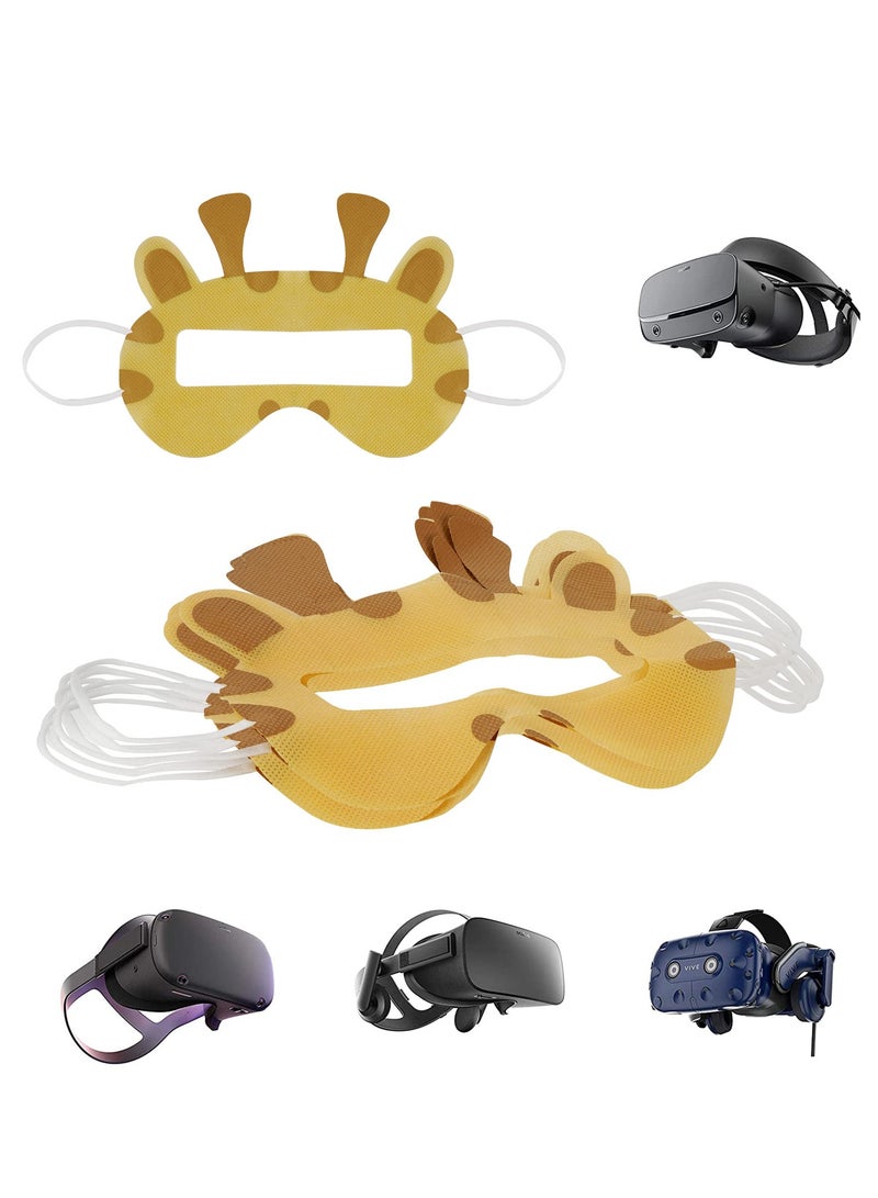 50PCS Disposable VR Cartoon Masks for Kids - Sanitary Eye Covers for Meta Quest 2, Quest Pro, PSVR2 - Fun and Hygienic VR Experience for Children. Perfect for Safe Gaming!