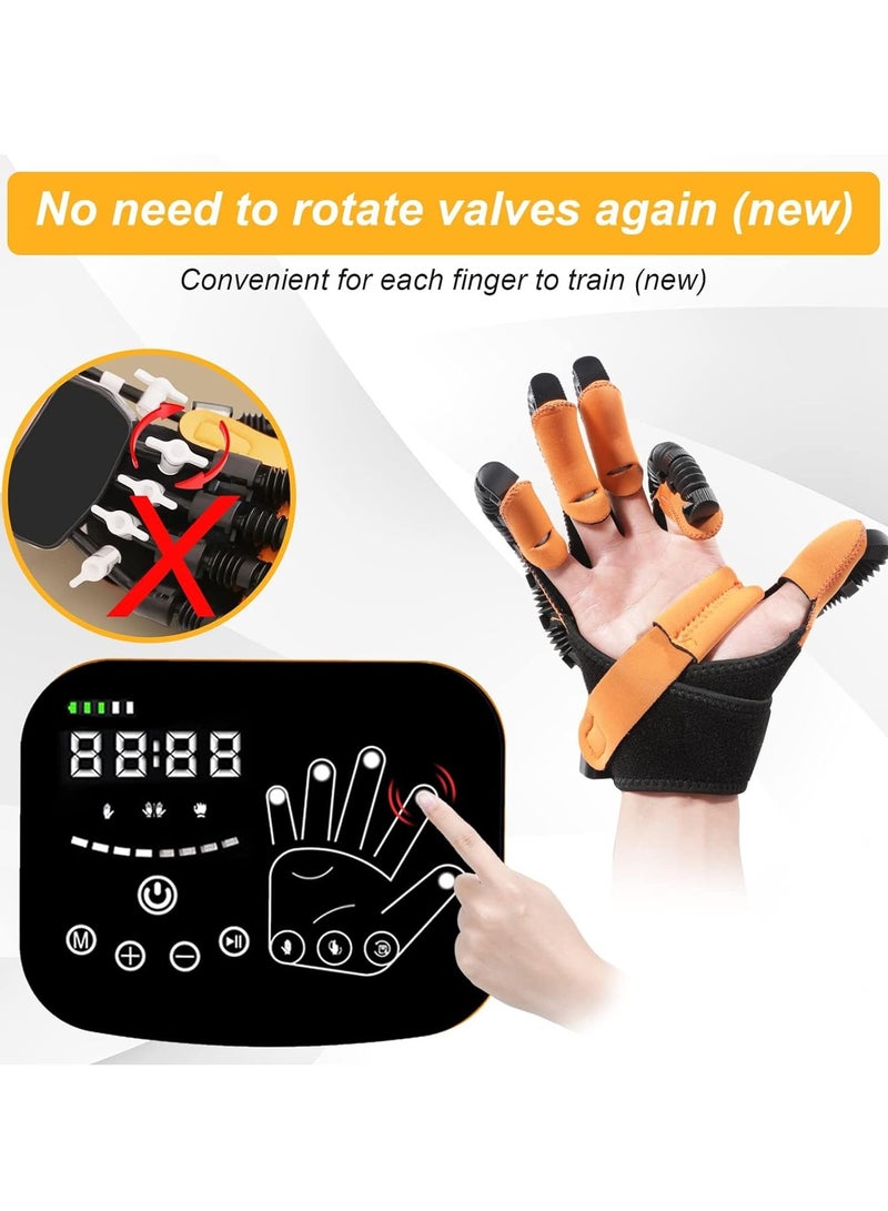 Rehability Robot Gloves for Stroke Recovery, Hand Training Device for Hemiplegia Patients, Finger Orthosis - Long Term Relief from Finger Cramps