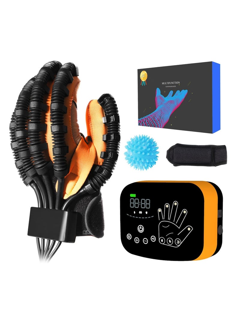 Rehability Robot Gloves for Stroke Recovery, Hand Training Device for Hemiplegia Patients, Finger Orthosis - Long Term Relief from Finger Cramps