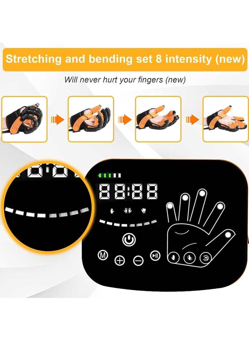 Rehability Robot Gloves for Stroke Recovery, Hand Training Device for Hemiplegia Patients, Finger Orthosis - Long Term Relief from Finger Cramps