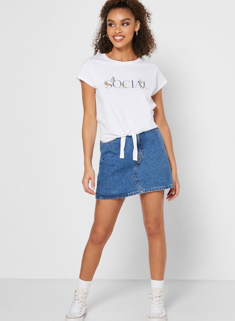 Classic Denim Skirt