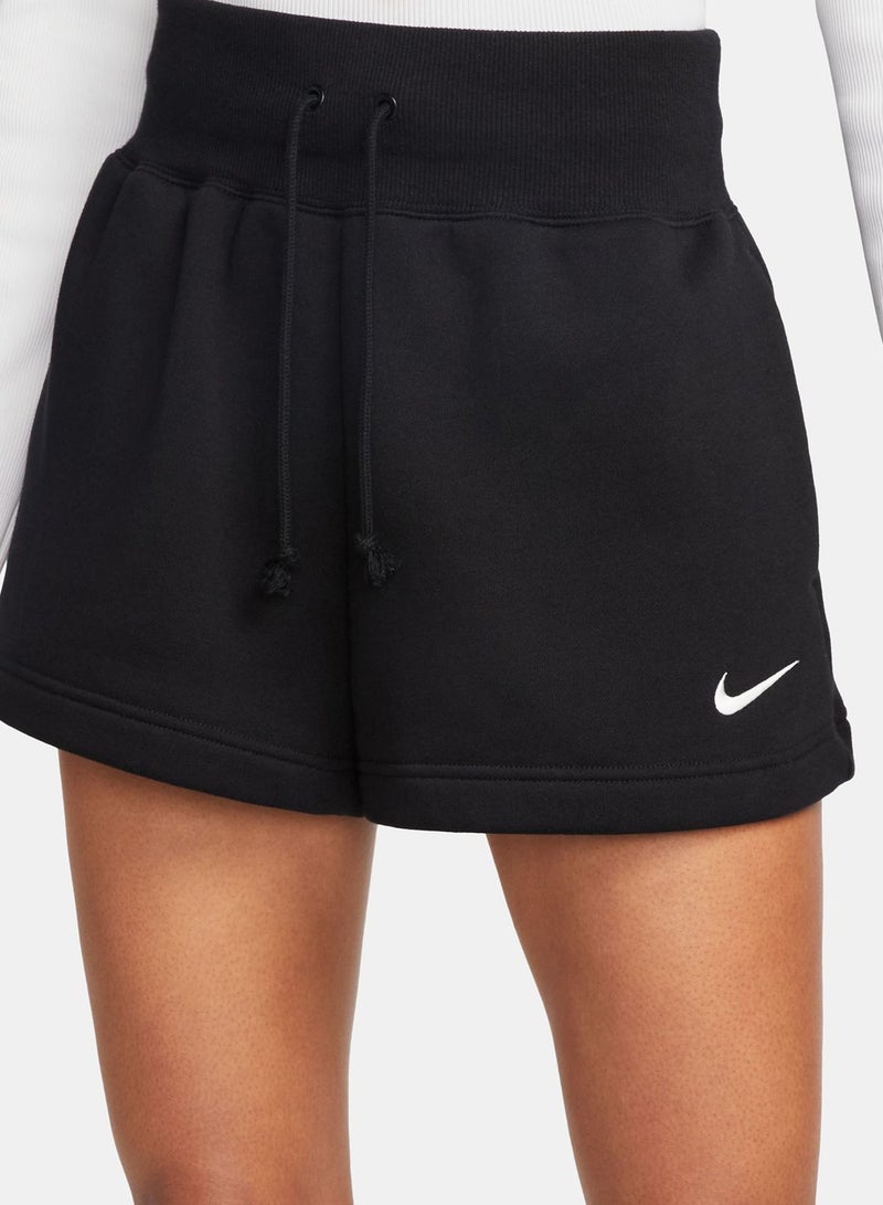 Phoenix Fleece High-Waisted Shorts