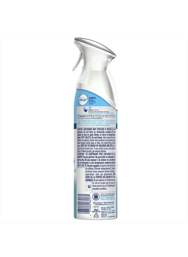 Odor-Eliminating Air Freshener, Heavy Duty Crisp Clean, 8.8 fl oz