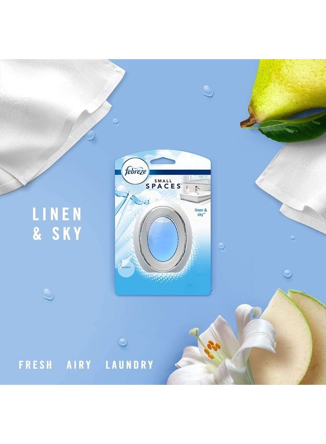Small Spaces Air Freshener - Linen & Sky (Pack of 4)