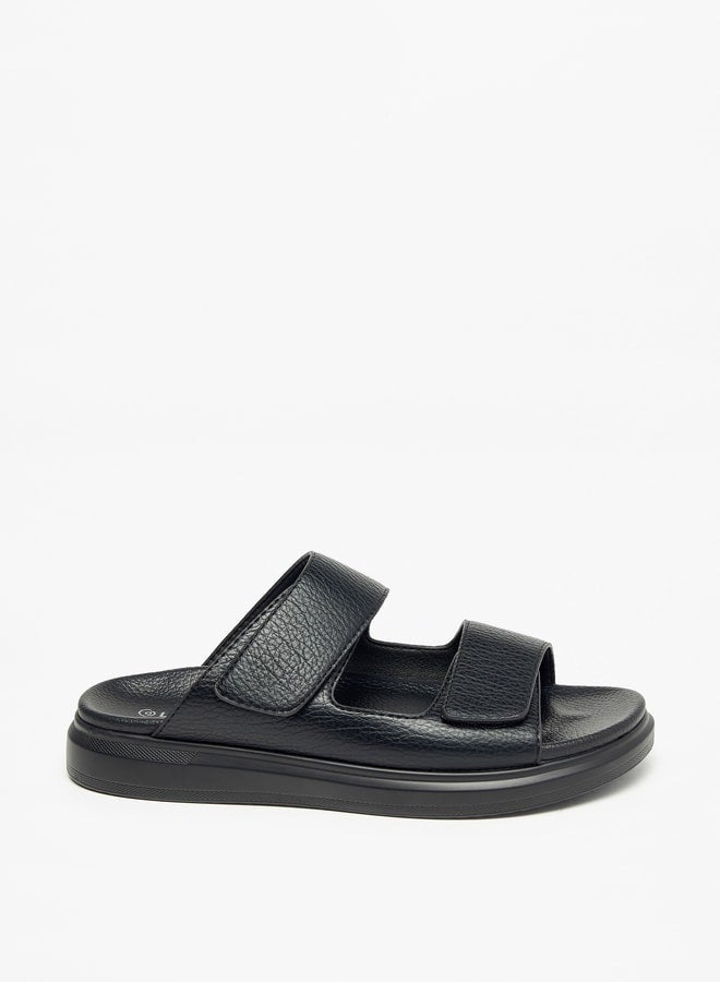 Solid Slip-On Sandals