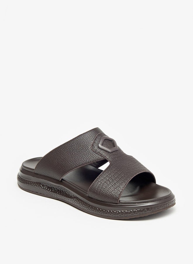 Textured Slip-On Sandals