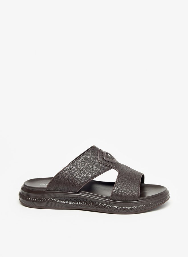 Textured Slip-On Sandals