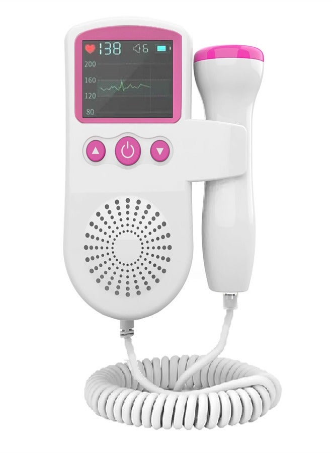 Doppler handheld baby heart rate monitor (Screen curve model)