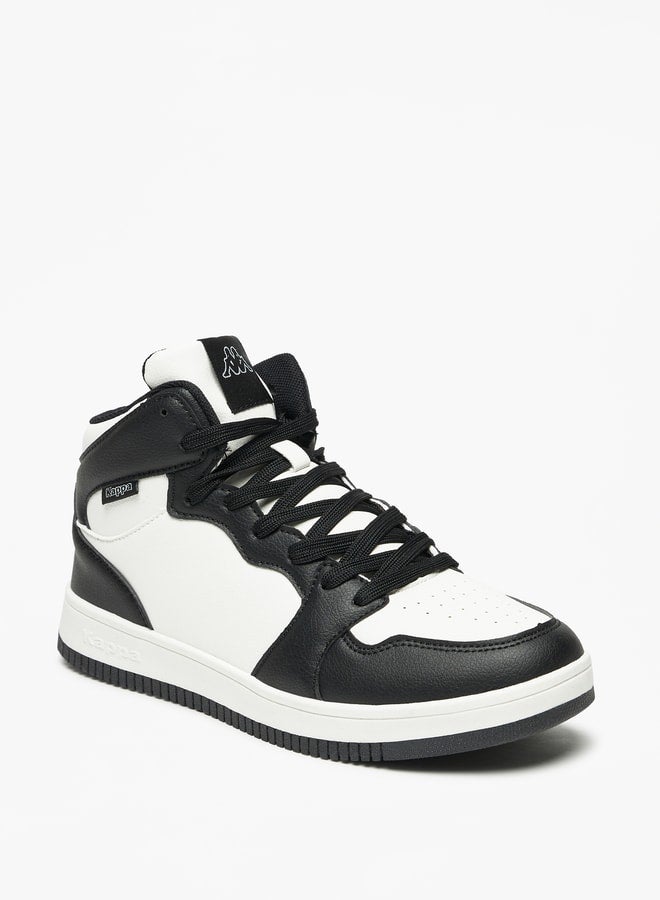 Women's Colourblock High-Top Sneakers with Lace-Up Closure