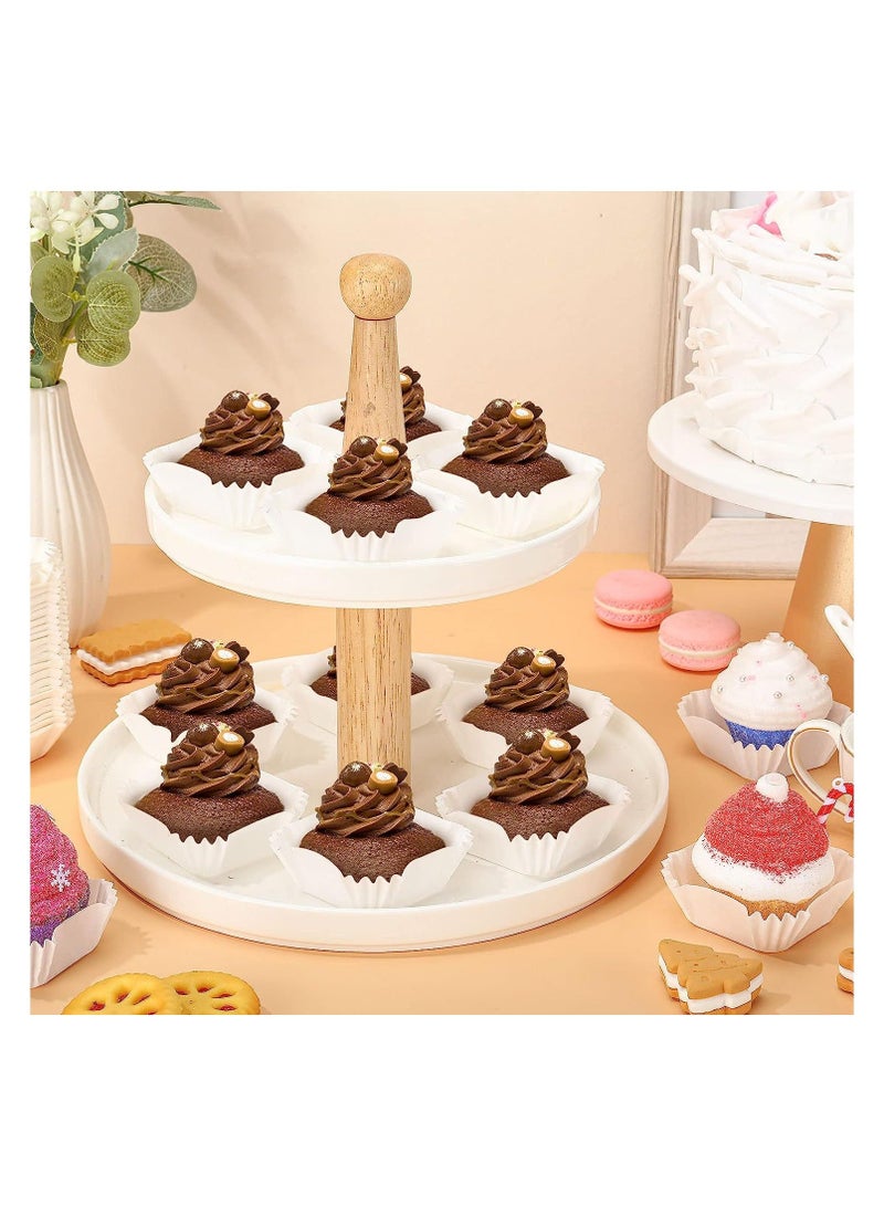 Square Cupcake Liners White, Square Disposable Baking Cups for Baking, No Smells Cupcake Wrappers for Wedding Birthday Party, 1000 Pcs