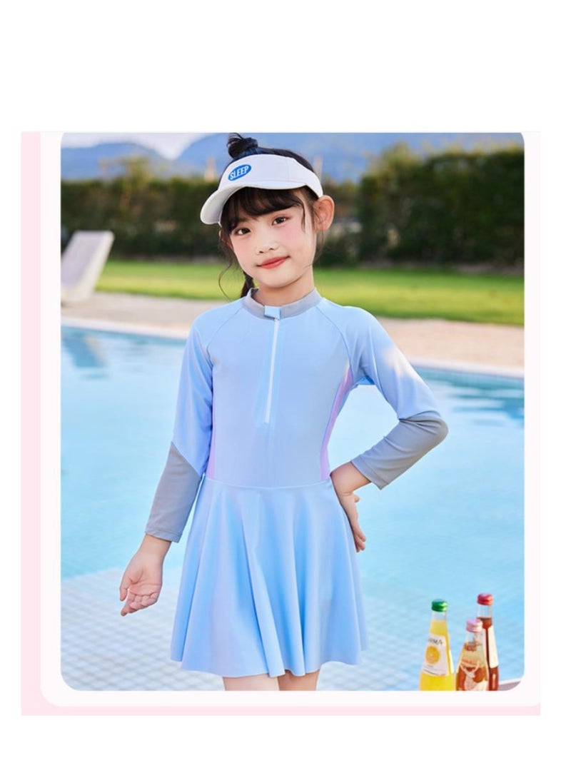 Children's One-Piece Exercise Beach Suit Swimsuit