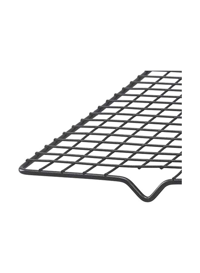 2-Piece Cooling Rack Set Black 16x0.8x10inch