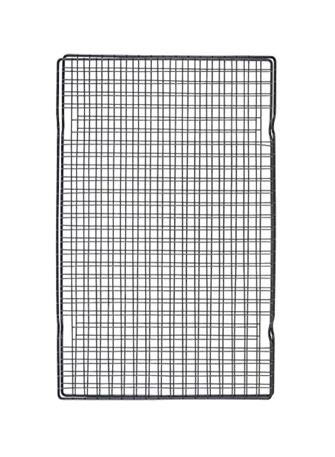 2-Piece Cooling Rack Set Black 16x0.8x10inch