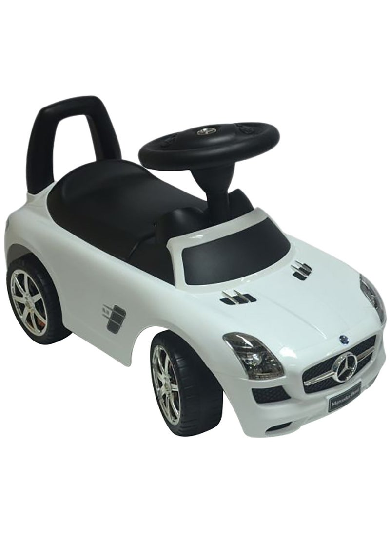 Official Licensed Mercedes Benz sls Kids Toddlers Rideon  Pusher Car - White