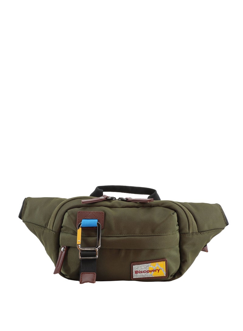 Discovery ICON  Waist Bag Khaki, Hip Bag With Adjustable Strap, RFID Pocket, Suitable For Travel, Outdoors, Gym, Hiking For Men And Women