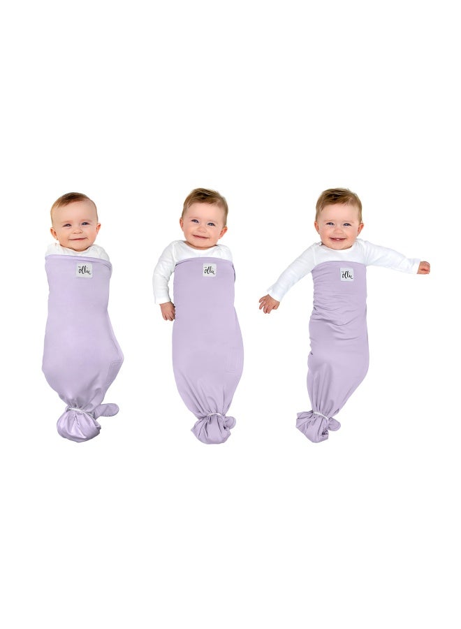 Swaddle Lavender Helps To Reduce The Moro Startle Reflex Made From A Custom Designed Moisture Wicking Material