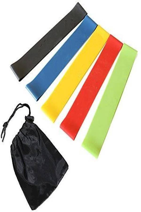 Set Of 5 Loops Exercise Resistance Bands