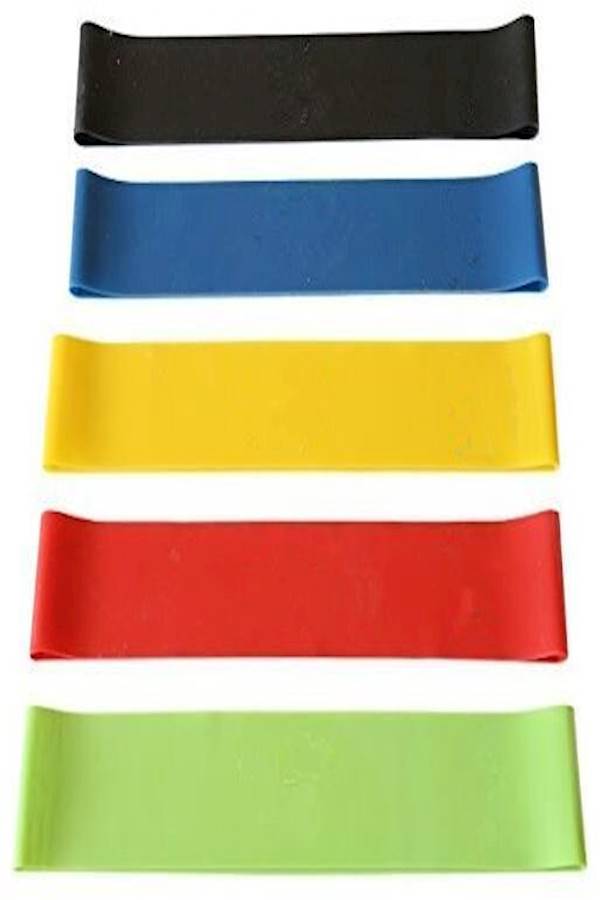 Set Of 5 Loops Exercise Resistance Bands