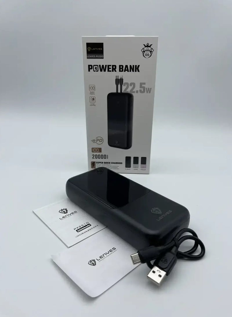 Lenyes Power Bank (Line Lightning PD Fast Charging) PX251D