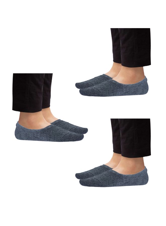 Pack Of 3 Ankle Socks Grey