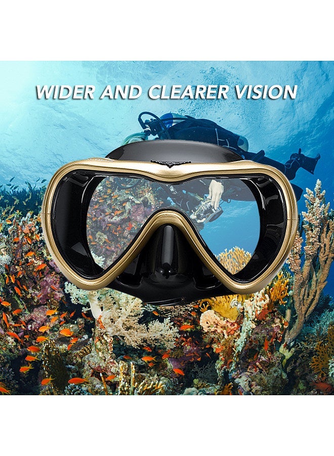 Leakproof Snorkel Set Anti-fog Swimming Snorkeling Goggles Glasses with Dry Snorkel Tube for Snorkeling Swimming Scuba Diving